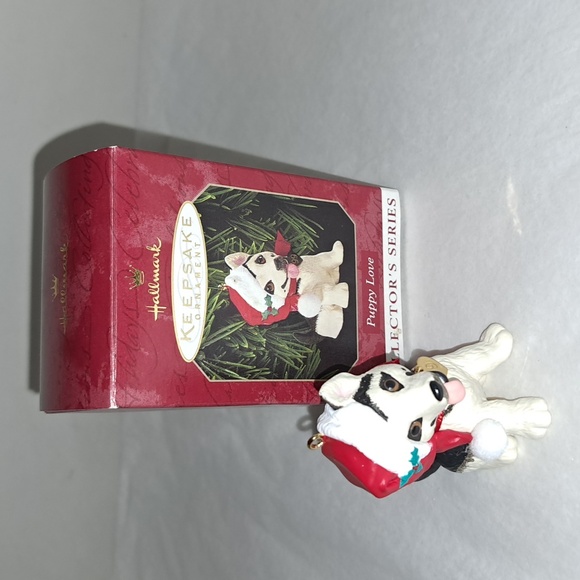 HALLMARK SHEPHERD PUPPY LOVE 1999 Ornament in box - Picture 1 of 4